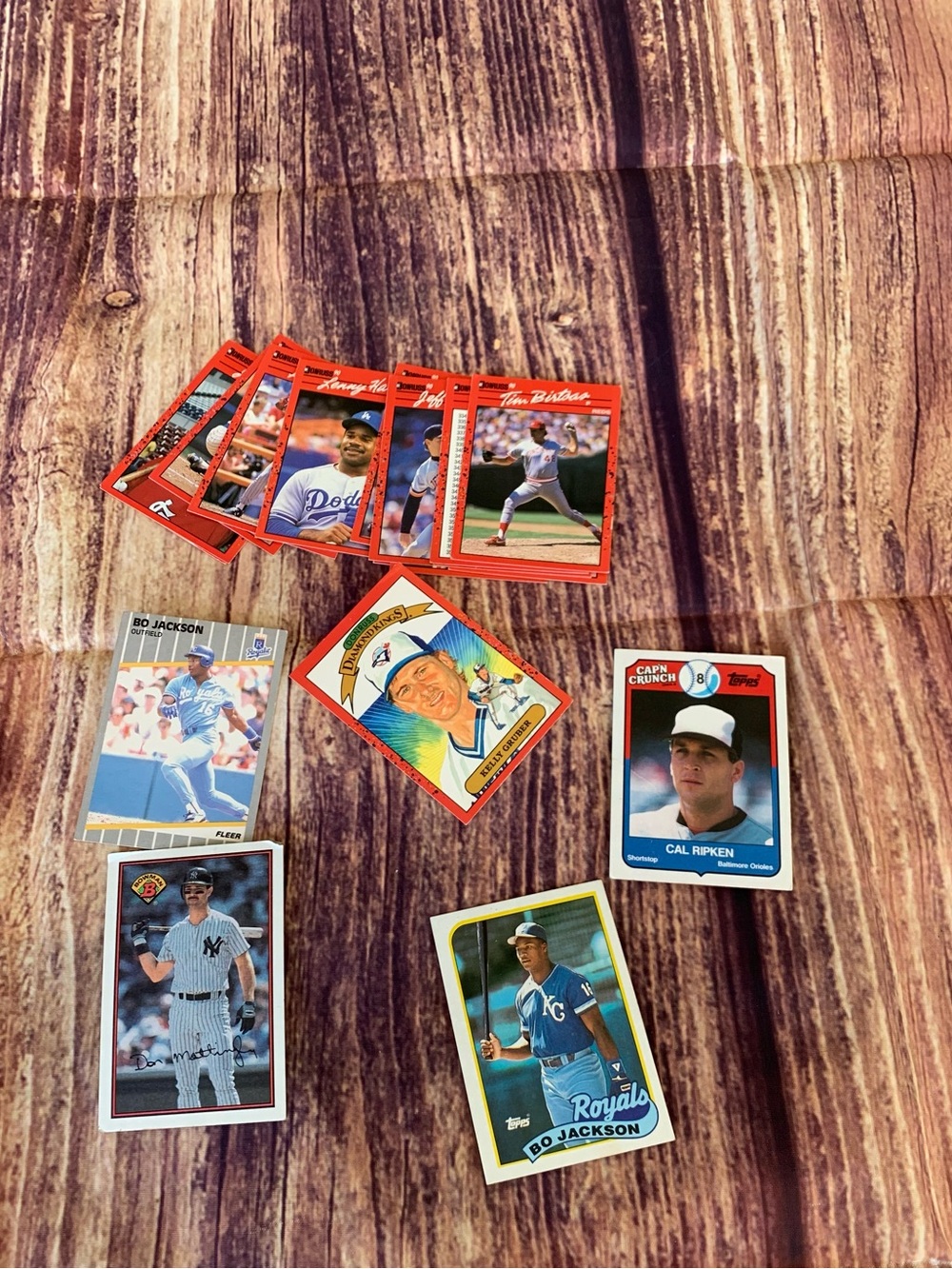 Vintage 1989 Lot of 18 Baseball Players Trading Card